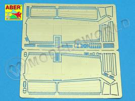 Фототравление Stowage boxes for M 8/20. Масштаб 1:35