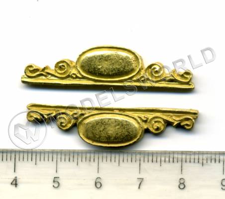 Декоративный элемент на корму, 40 мм, металл 1 шт.