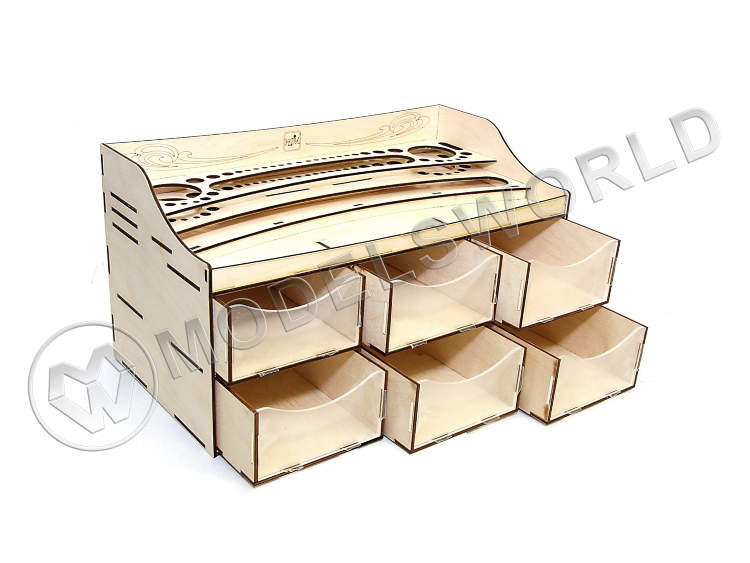 Рабочая станция №2 c шестью ящиками. WorkStation №2. Собранная - фото 1