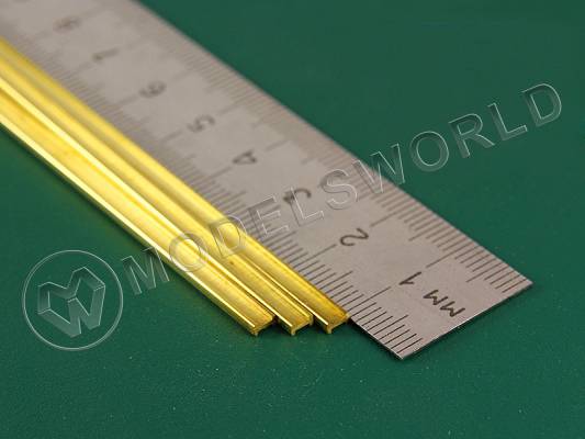 I-профиль латунный 3.2х1.6 мм, 1 шт