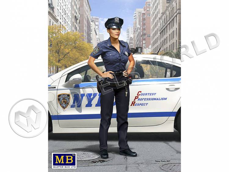 Фигуры, cерия Опасные изгибы, "Эшли – Допрос на месте". Масштаб 1:24 - фото 1