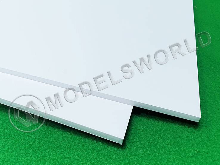 Пенокартон белый 5 мм, 2 листа 200х250 мм Пенокартон белый 5 мм, 2 листа 200х250 мм - фото 1