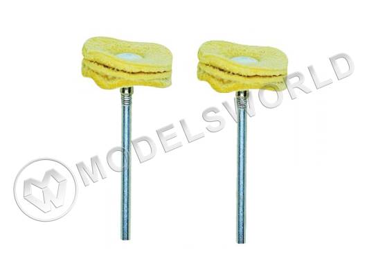 Полировальные круги из кожи Proxxon 28298, диаметр 22 мм, 2 шт