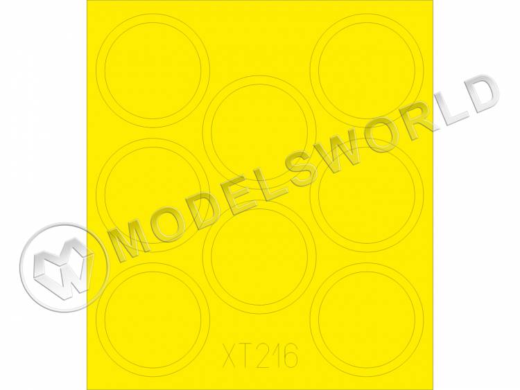 Окрасочная маска для колес T-34/76, ICM. Масштаб 1:35 - фото 1