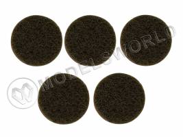 Диски из флиса для чистки и финишной обработки, грубые, 25 мм, 5 шт