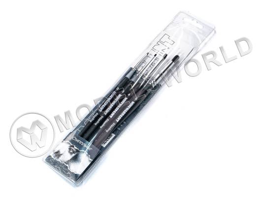 Набор кистей MiniWarPaint "Серия Stippling" в пакете, 4 кисти