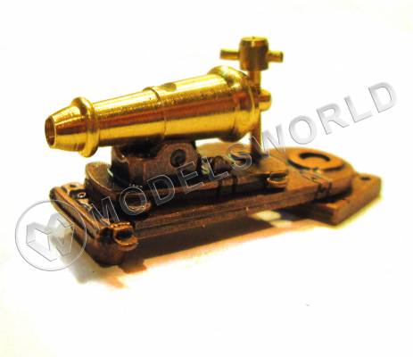 Карронада с рабочим механизмом, латунь и бронза, 35 мм, 2 шт