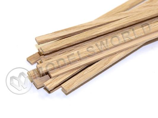 Рейка 0.5х3.0x500 мм, дуб, 1 шт