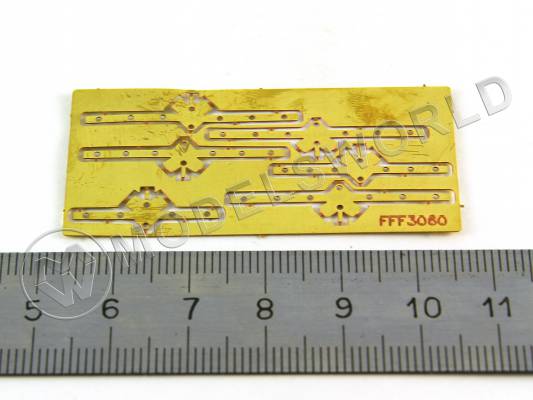 Петля для руля 15х1.4 мм латунь 0.3 мм, 3 пары