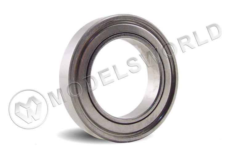 Подшипник 10x15x4 ZZ (1шт) металлическая зашитная шайба - фото 1