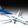 Склеиваемая пластиковая модель Пассажирский авиалайнер МС-21-300. Масштаб 1:144