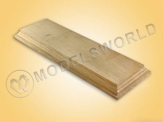 Основание прямоугольное 300x100 мм, дуб