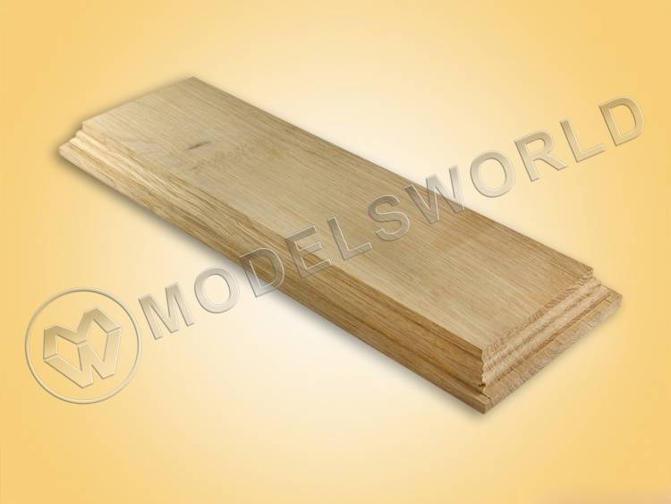 Основание прямоугольное 300x100 мм, дуб - фото 1