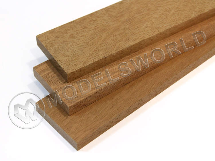 Плашка 6x50x500, красное дерево Плашка 6x50x500, красное дерево - фото 1