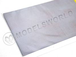 Гофрированная металлическая кровля, 20х11 см