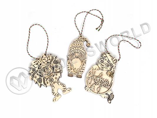 Новогодняя игрушка двойная