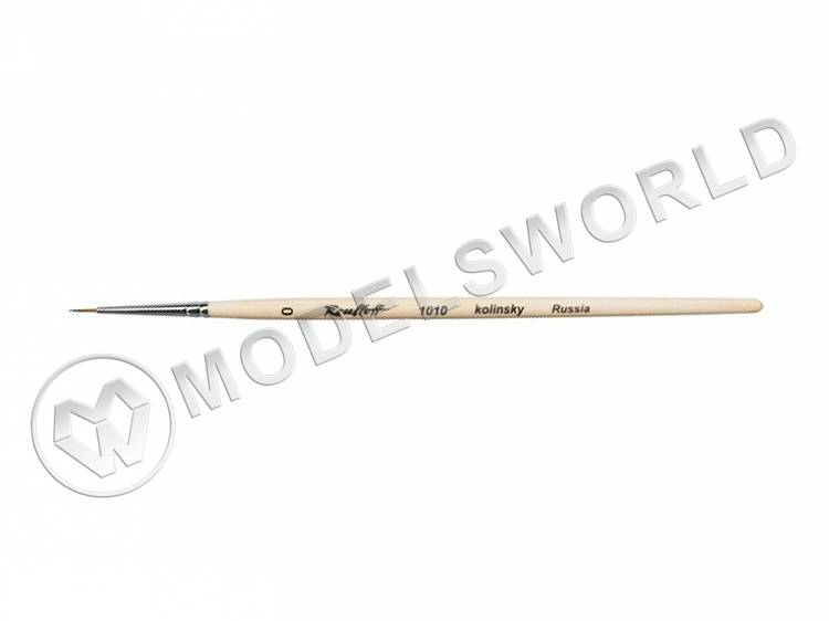 Кисть круглая из волоса колонка № 0 - фото 1