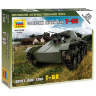 Склеиваемая пластиковая модель Советский легкий танк Т-60. Масштаб 1:100