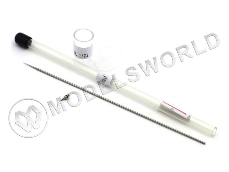 Набор для резьбовых аэрографов JAS, 0.3 мм (игла высокопрочная, сопло) - фото 1