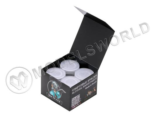 Набор спиртовых красок Jim Scale вертолеты России (Mi-8/17/24/26/28/35, Ka-52)