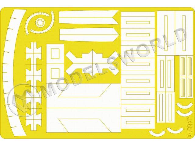 Окрасочная маска для F-4 useful areas, Tamiya. Масштаб 1:32 - фото 1