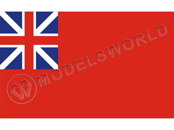 Британия на красном английском флаг. Размер 125х80 мм - фото 1