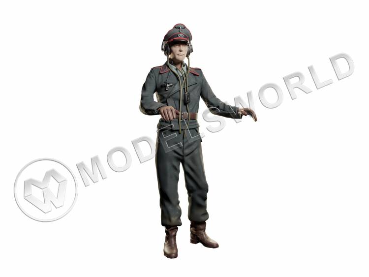 Фигура командира танка, Германия, лето 1943 г., поза 4. Масштаб 1:35 - фото 1