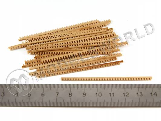 Рустерная решетка, 1х3х60 мм, груша, 25 шт