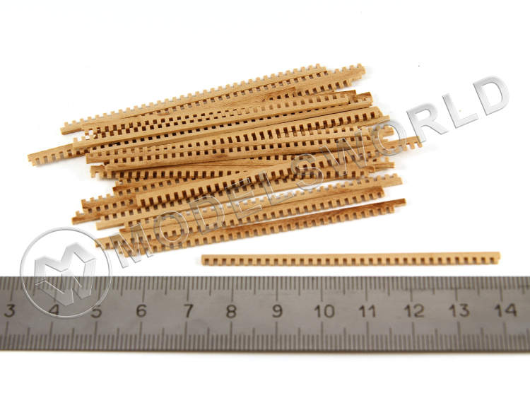 Рустерная решетка, 1х3х60 мм, груша, 25 шт Рустерная решетка, 1х3х60 мм, груша, 25 шт - фото 1