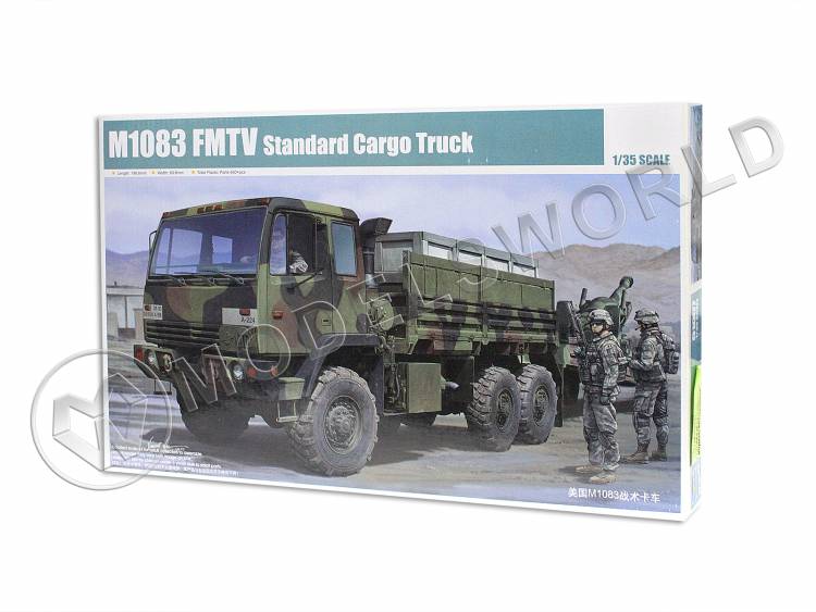Склеиваемая пластиковая модель автомобиля M1083 MTV. Масштаб 1:35 - фото 1