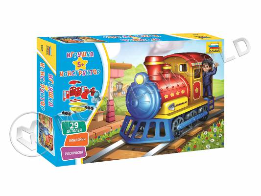 Игрушка конструктор. Паровоз