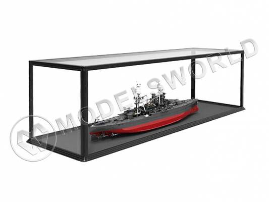 Стеклянный футляр для моделей, 847х237х237 мм