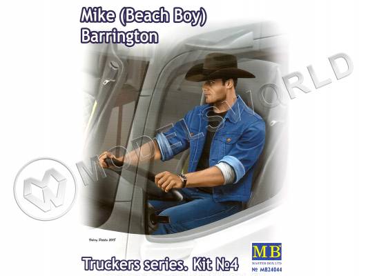 Фигуры, Водитель Трака Майк (Beach Boy) Баррингтон. Масштаб 1:24