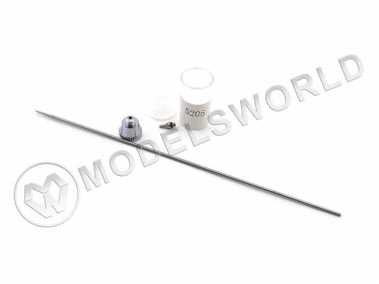 Набор для резьбовых аэрографов JAS, 0.7 мм (игла, сопло, диффузор)