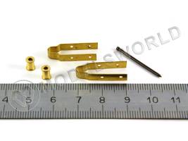 Петля руля (6х21х4 мм), 2 пары