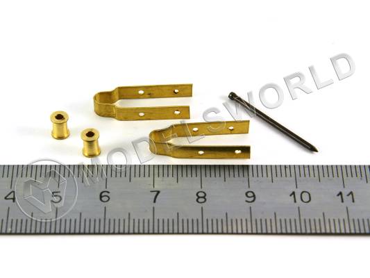 Петля руля (6х21х4 мм), 2 пары