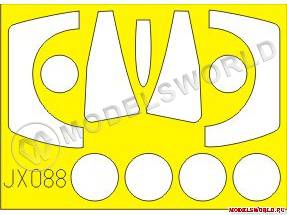 Окрасочная маска на F-8E, Trumpeter. Масштаб 1:32