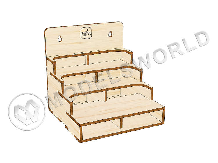 Mini модуль-органайзер с полочками Mini модуль-органайзер с полочками - фото 1