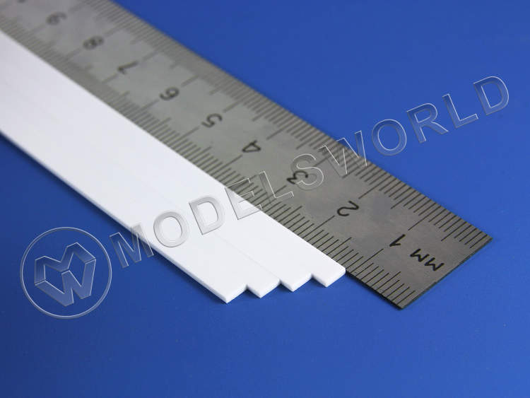 Полоска пластиковая 1.0х4.0 мм, 10 шт - фото 1