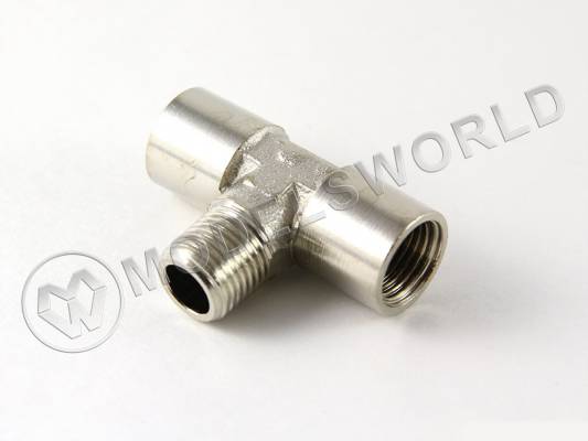 Переходник штуцер JAS 1/8 " - гайка 1/8"х2