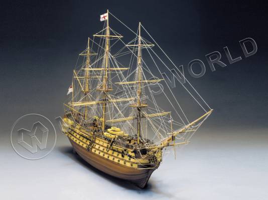 Набор для постройки модели корабля HMS VICTORY английский линкор 1778 г. Масштаб 1:98