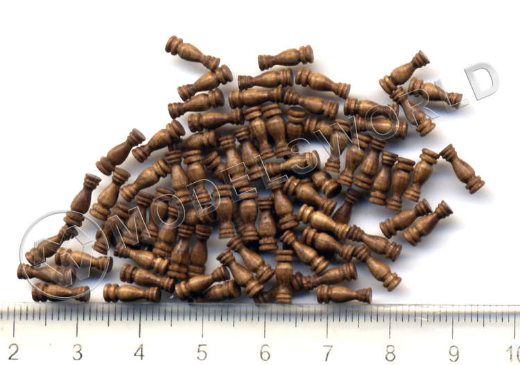 Пиллерсы, орех, 8 мм, 10 шт - фото 1