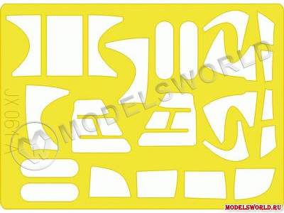 Окрасочная маска для UH-60A, Academy. Масштаб 1:35 - фото 1