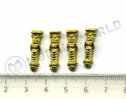 Декоративный элемент, лев, 20 мм, металл 1 шт.