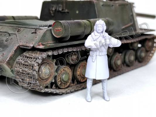 Фигура командира танка СССР, зима  1943 г., поза 3. Масштаб 1:35