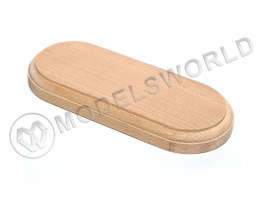 Основание овальное 210х90 мм, бук