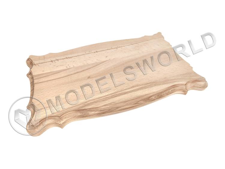 Основание фигурное 350х190 мм, бук - фото 1