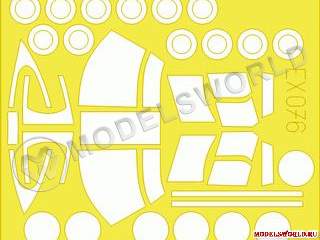 Окрасочная маска для CH-46, Academy. Масштаб 1:48 - фото 1