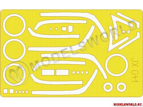 Окрасочная маска для F-16CJ, Academy. Масштаб 1:32