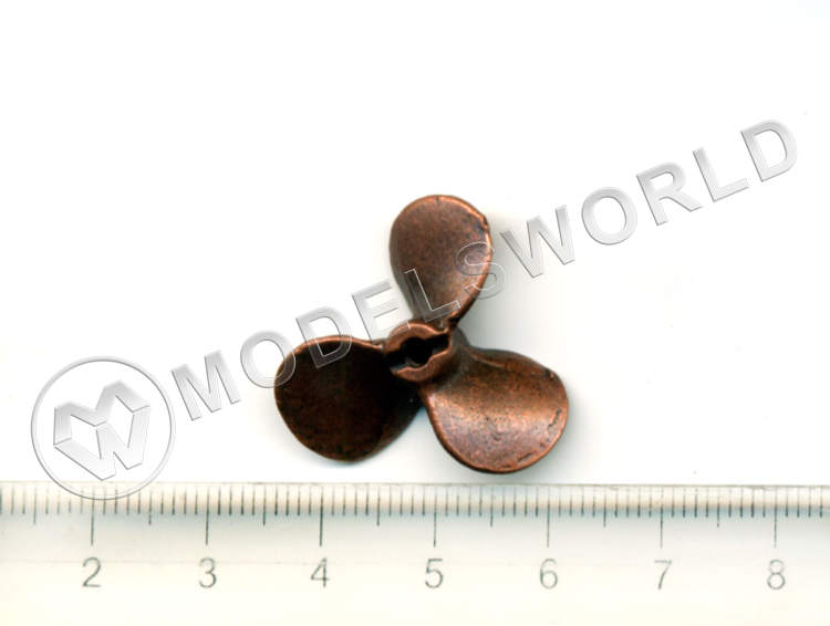 Винт трехлопастной правый, металл, 30 мм, 1 шт - фото 1